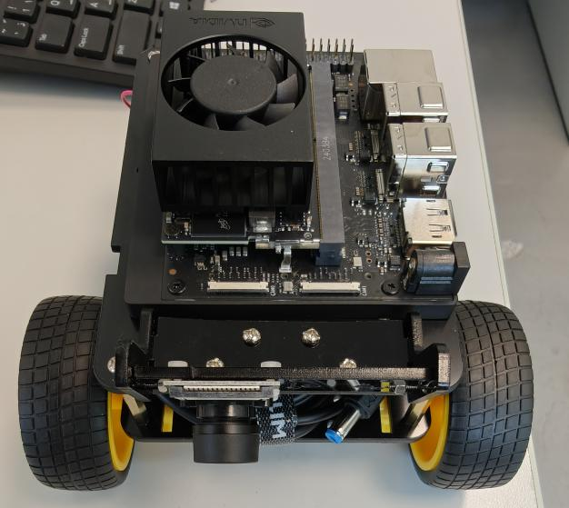 Complete assembly front view